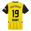 Virallinen Fanipaita Borussia Dortmund Brandt 19 Kotipelipaita 2024-25 - Miesten